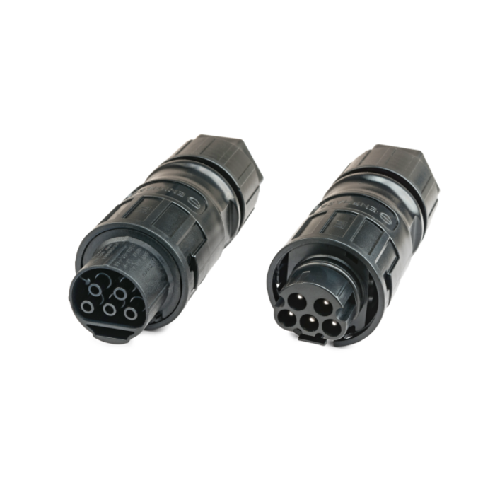 Female Fieldwireable connector 3P Q kabel