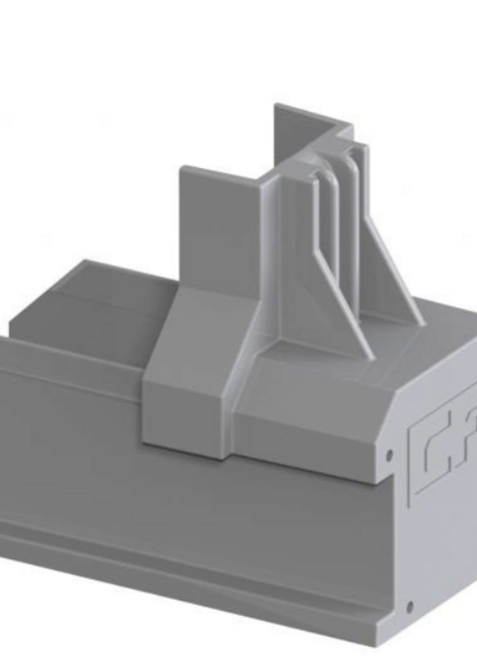 ClickFit EVO Montagerail Eindkap grijs (1008060)