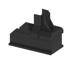 ClickFit EVO Montagerail Eindkap zwart (1008060-B)