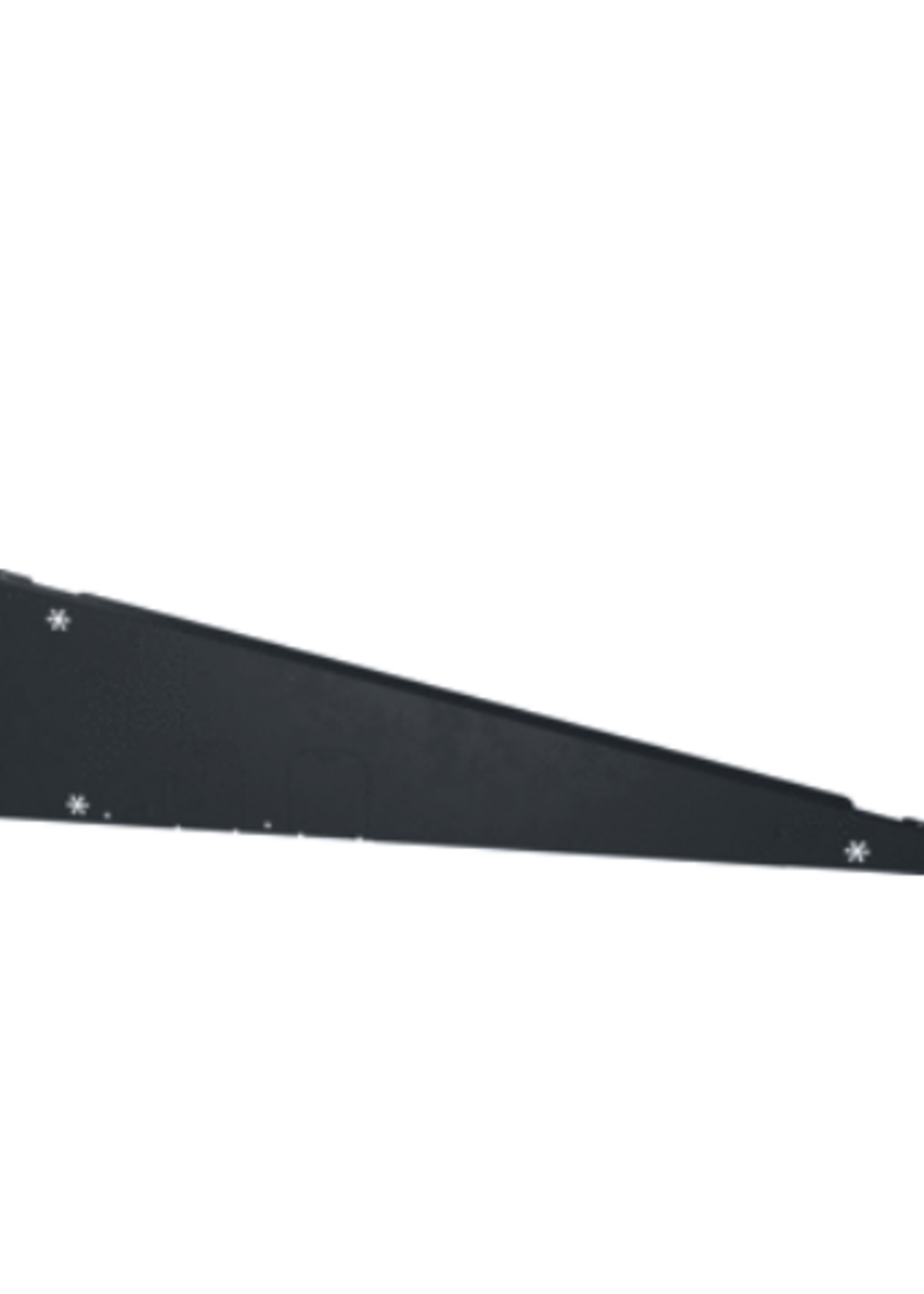 FlatFix Fusion Winddeflector links Zwart (1007226-B)