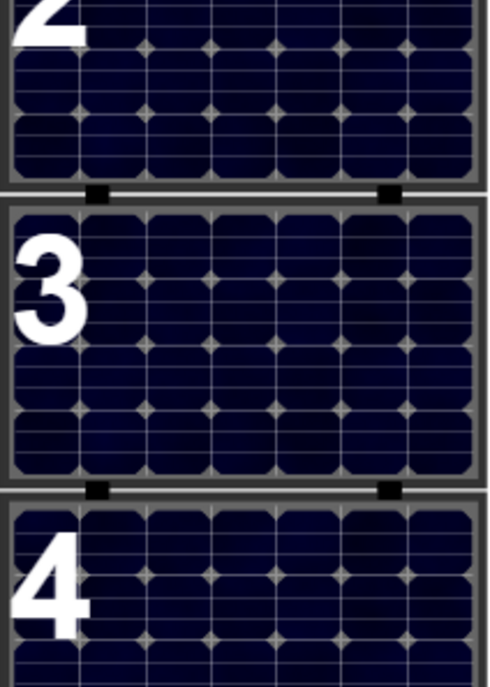 Set voor 5 panelen landscape (dakpannen)