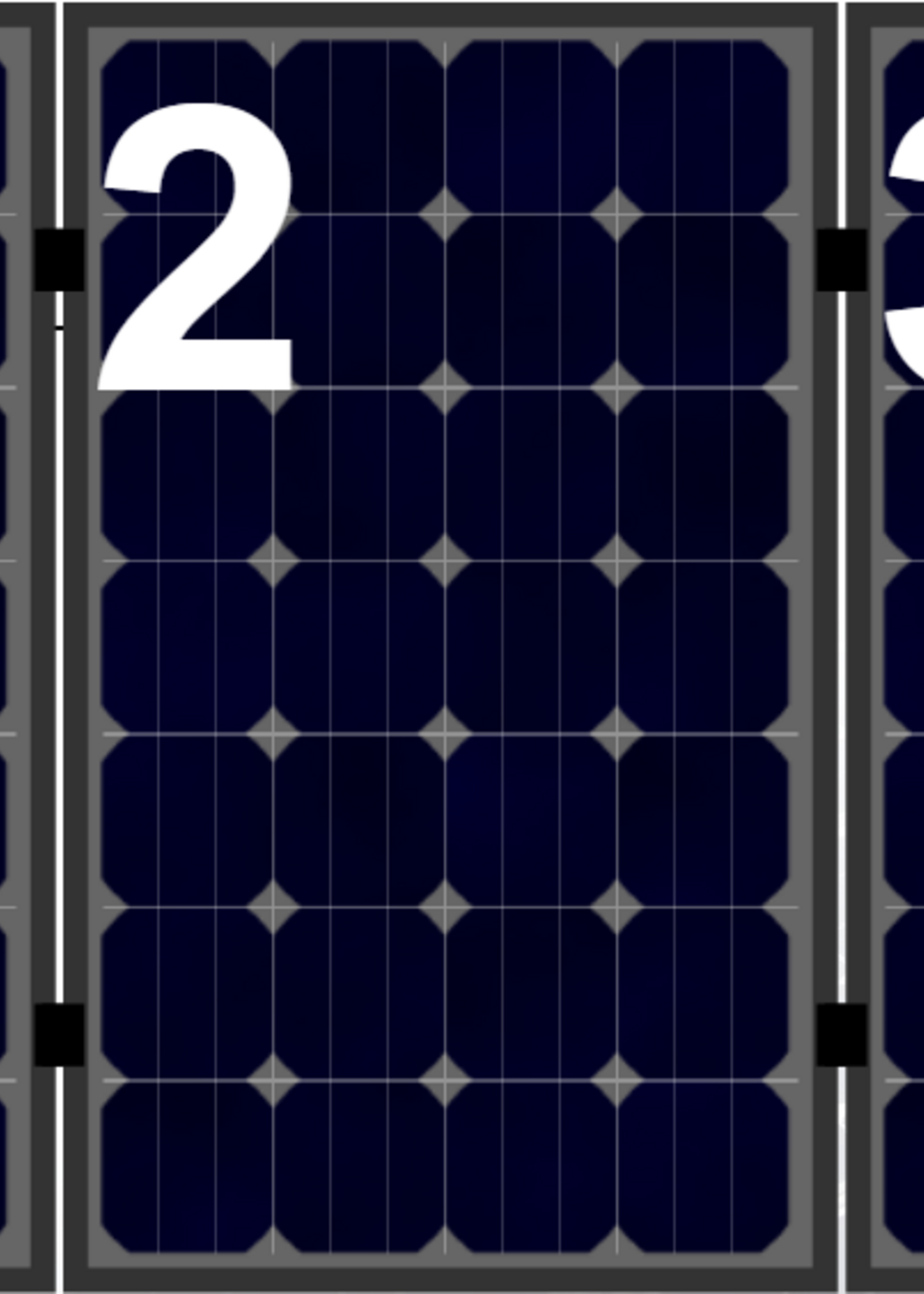 Set voor 3 panelen portrait (staaldak)