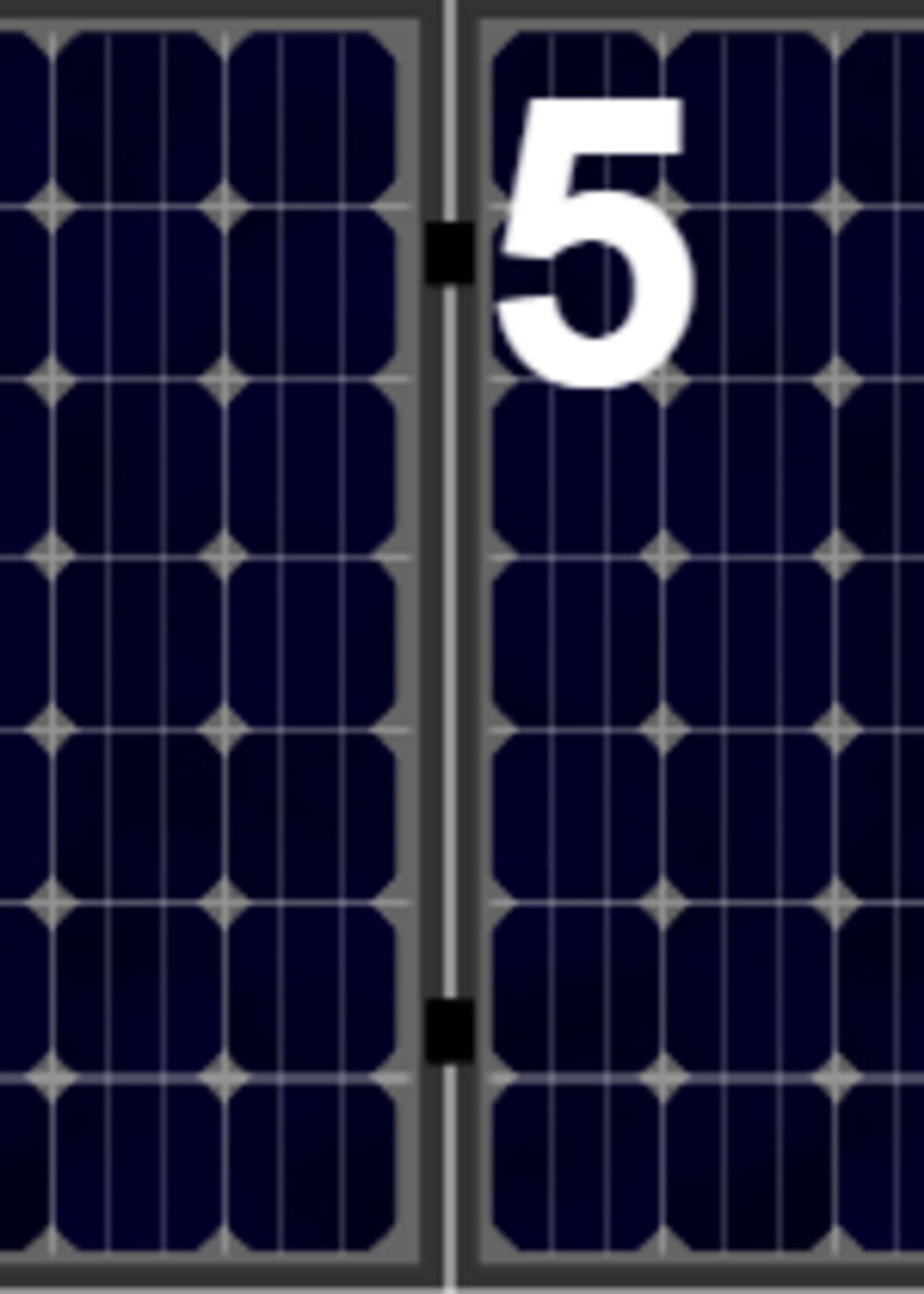 Set voor 8 panelen portrait (staaldak)