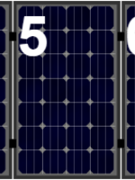 Set voor 9 panelen portrait (staaldak)