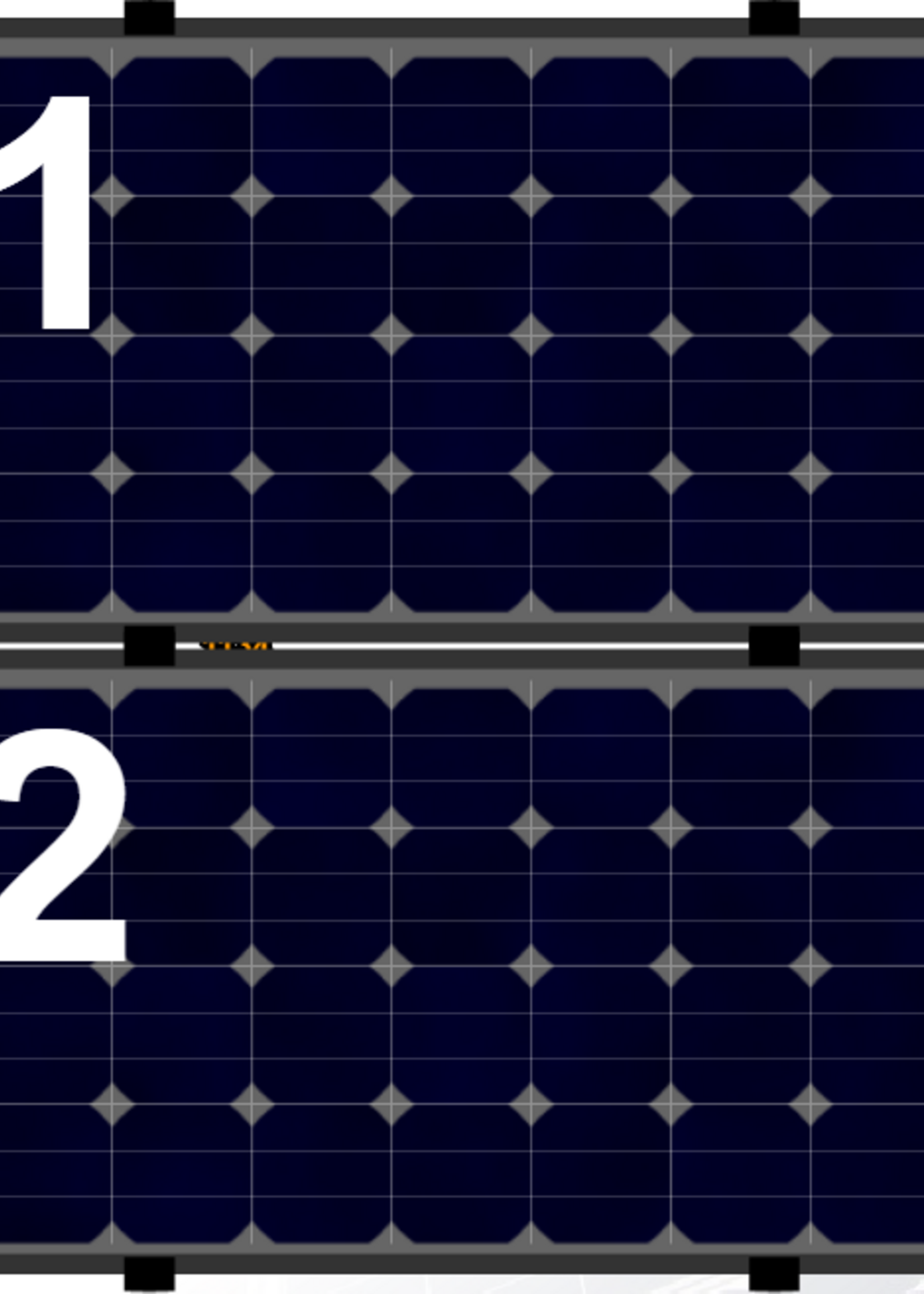 Set voor 2 panelen landscape (Staaldak)
