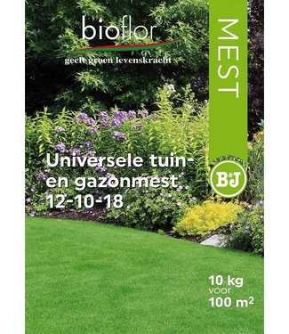 BioFlor 10 tuin en gazonmest voor 100 m2 12N-10P-18K