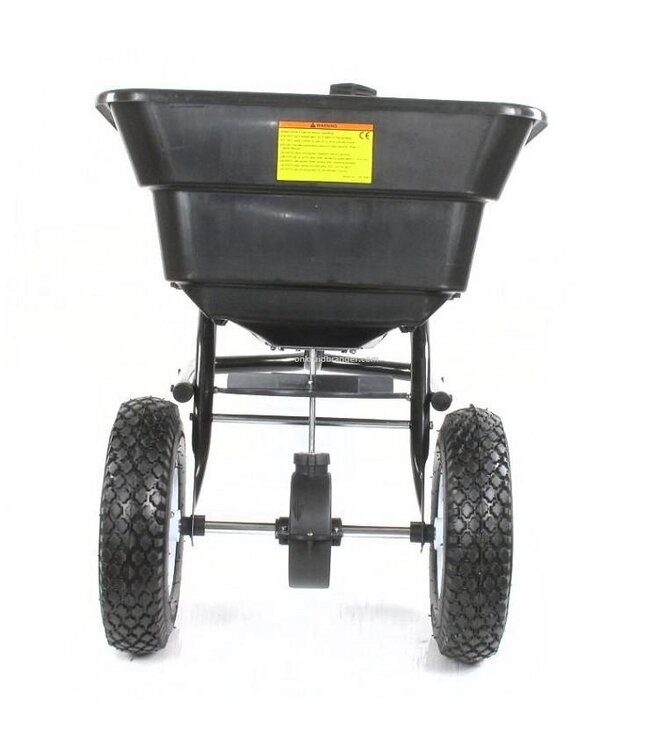 Turfmaster Getrokken strooiwagen voor kunstmest en strooizout 36 kg.