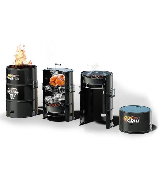 Batavia 4GRILL 4 in 1 olievat barbecue | Grill | Roken | Haard