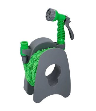 Kinzo 15 meter uitrekbare tuinslang met spuitpistool & Muurbeugel