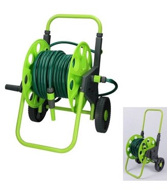 Kinzo 30 meter slanghaspelwagen | Tuinslang met haspel