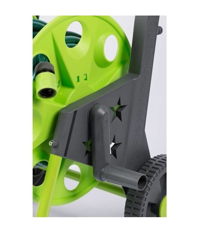 Kinzo 30 meter slanghaspelwagen | Tuinslang met haspel