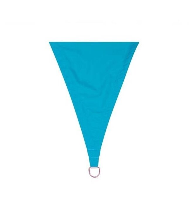 Perel Schaduwdoek driehoek 3.6 x 3.6 x 3.6 hemelsblauw zonnezeil