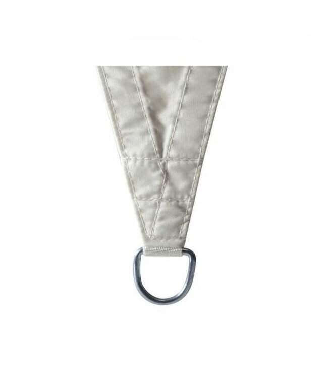 Perel Schaduwdoek vierkant 3.6 x 3.6 Creme zonnezeil