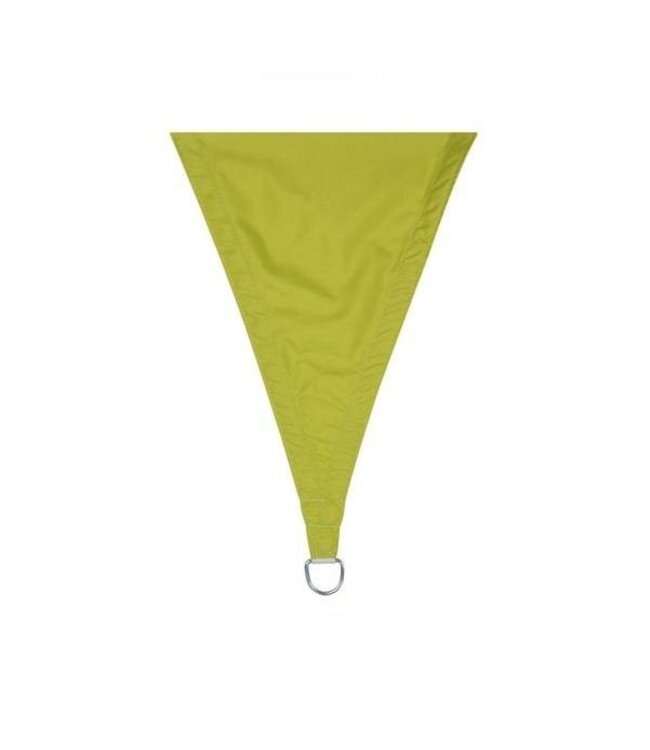 Perel Schaduwdoek driehoek 3.6 x 3.6 x 3.6 licht groen zonnezeil