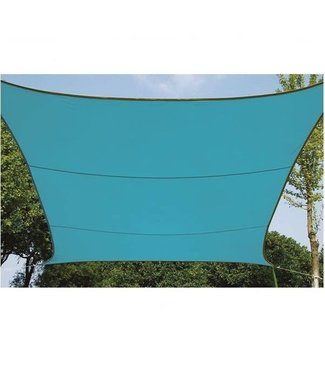 Perel Schaduwdoek vierkant 3.6 x 3.6 Hemelsblauw zonnezeil