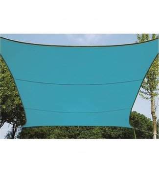 Perel Schaduwdoek vierkant 5 x 5 m hemelsblauw zonnezeil