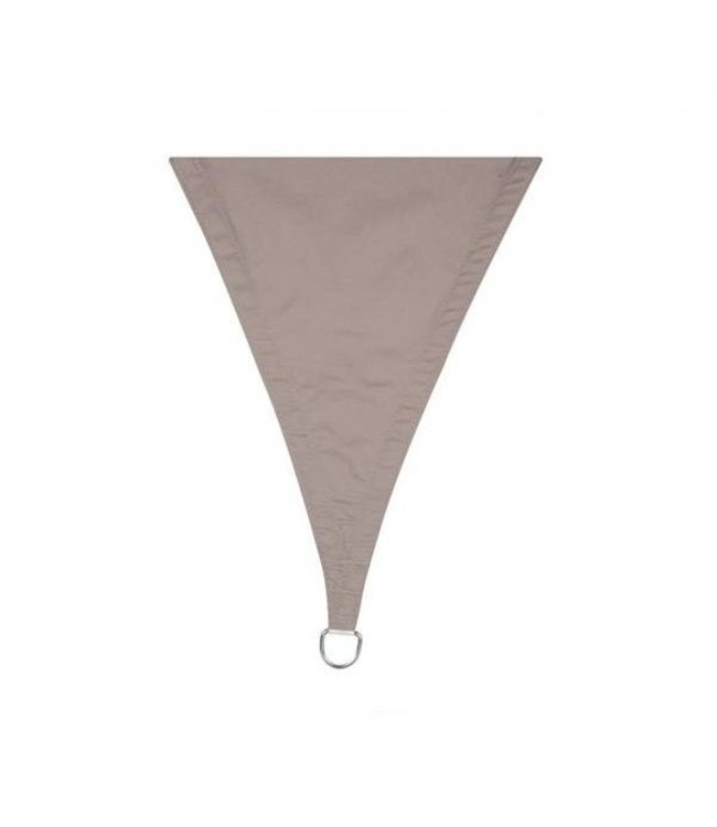 Perel Schaduwdoek driehoek 3.6 x 3.6 x 3.6 taupe zonnezeil