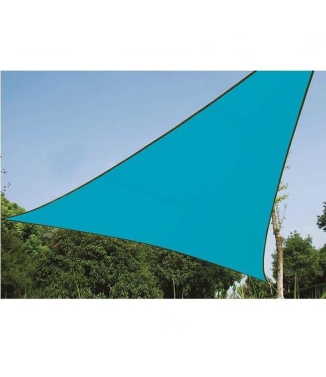 Perel Schaduwdoek driehoek 5 x 5 x 5 hemelsblauw zonnezeil