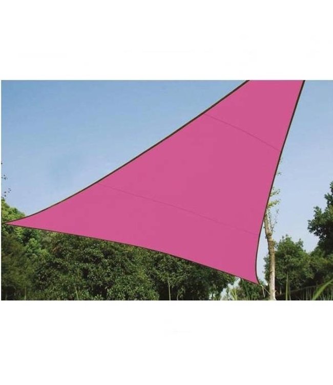 Perel Schaduwdoek driehoek 5 x 5 x 5 Fuchsia | Roze zonnezeil