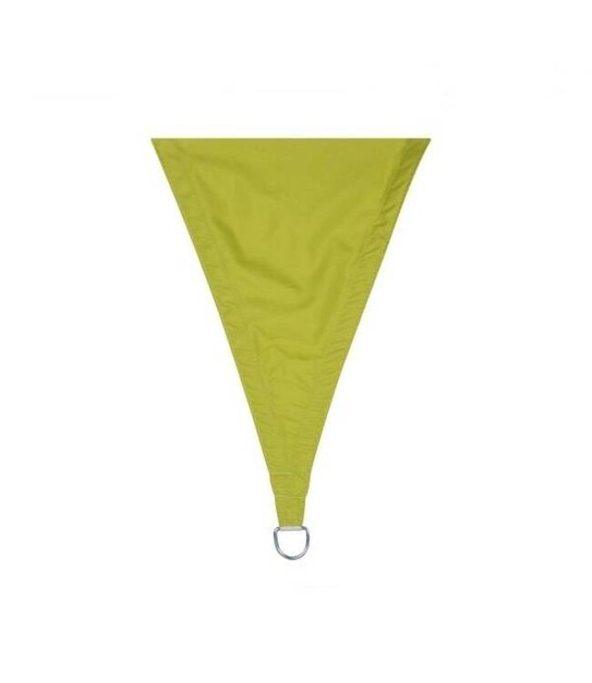 Perel Schaduwdoek driehoek 5 x 5 x 5 lichtgroen zonnezeil