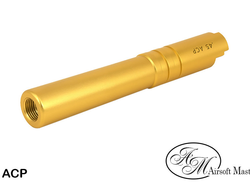 Airsoft Masterpiece .45 Threaded Aluminum Outer Barrel for Hi-CAPA 4.3