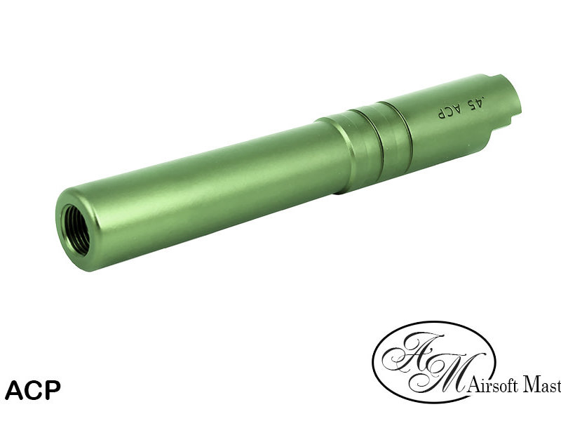 Airsoft Masterpiece .45 Threaded Aluminum Outer Barrel for Hi-CAPA 4.3