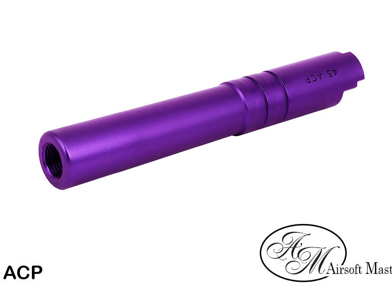 Airsoft Masterpiece .45 Threaded Aluminum Outer Barrel for Hi-CAPA 4.3