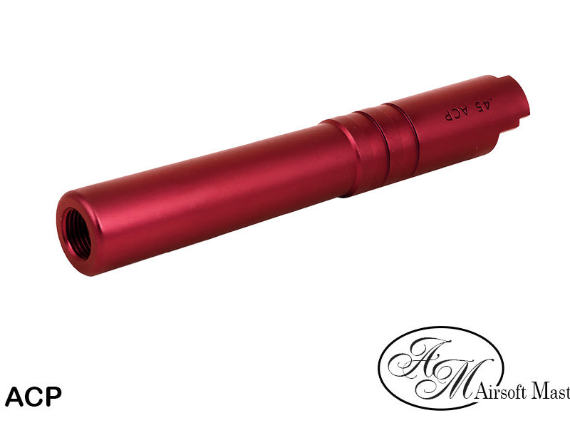 Airsoft Masterpiece .45 Threaded Aluminum Outer Barrel for Hi-CAPA 4.3