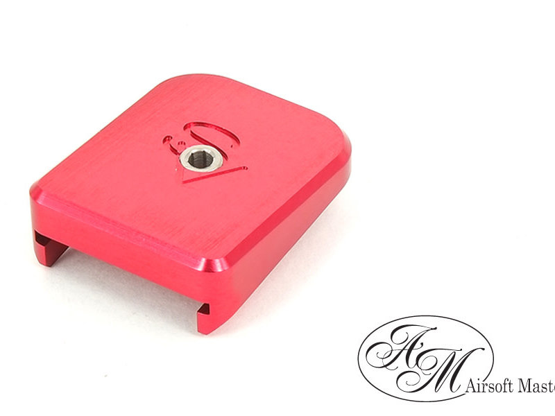 Airsoft Masterpiece SV Aluminum Magazine Base For Marui 5.1 RED