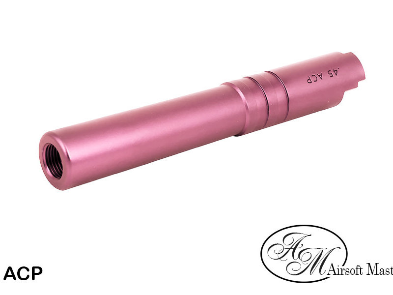 Airsoft Masterpiece .45 Threaded Aluminum Outer Barrel for Hi-CAPA 4.3