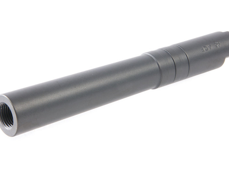 GK Tactical Stainless Steel Threaded Outer Barrel for Tokyo Marui Hi-Capa 5.1 GBB - Black