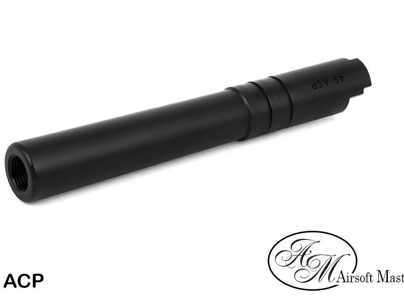 Airsoft Masterpiece .45 Threaded Aluminum Outer Barrel for Hi-CAPA 5.1 ver.2
