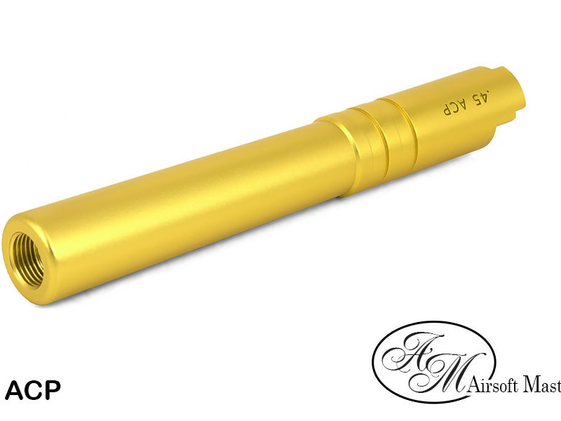 Airsoft Masterpiece .45 Threaded Aluminum Outer Barrel for Hi-CAPA 5.1 ver.2