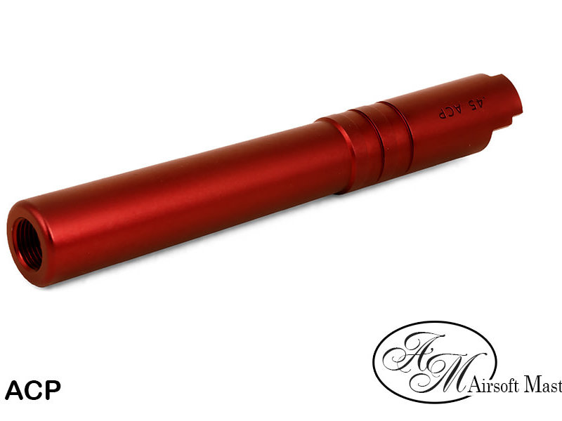 Airsoft Masterpiece .45 Threaded Aluminum Outer Barrel for Hi-CAPA 5.1 ver.2