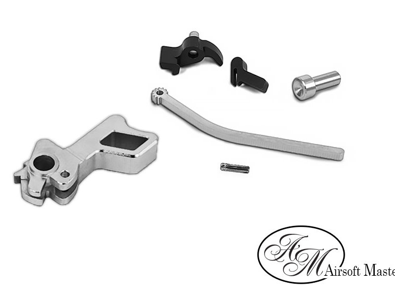 Airsoft Masterpiece CNC Steel Hammer & Sear Set for Marui Hi-CAPA (S Style Square)