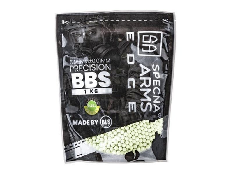 0.25g Specna Arms EDGE™ Tracer Precision BBs - 1kg - Green