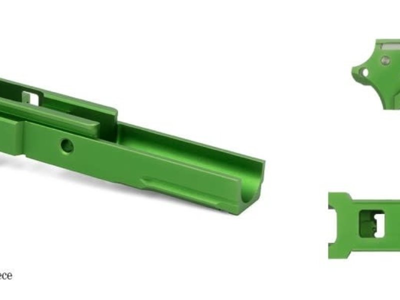 Airsoft Masterpiece Aluminum Advance Frame with Rail - No Marking Green