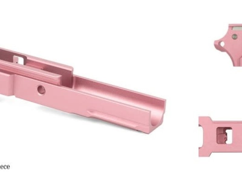Airsoft Masterpiece Aluminum Advance Frame with Rail - No Marking Pink