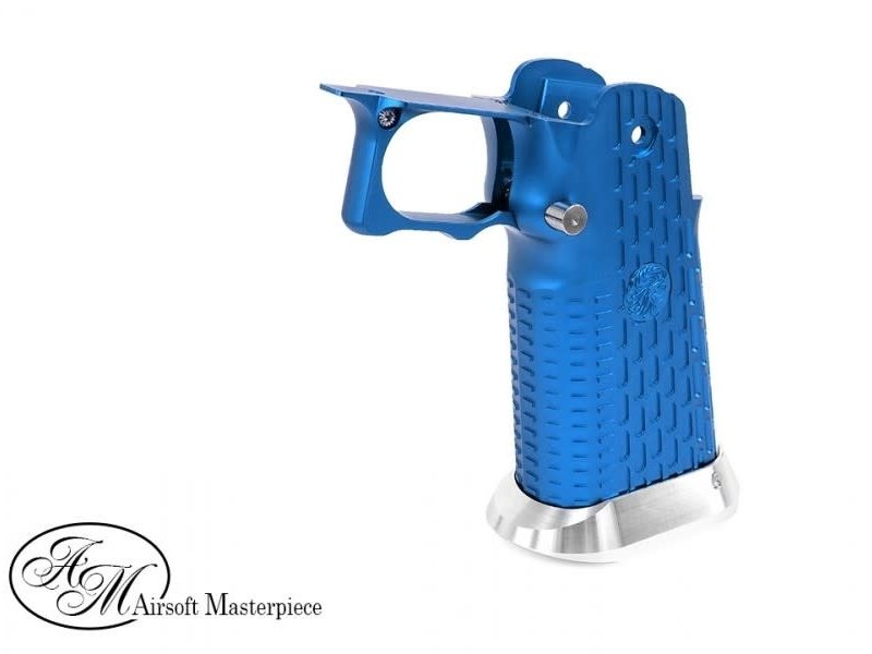 Airsoft Masterpiece Aluminum Grip for Hi-CAPA Type 13 (LimCat) Blue