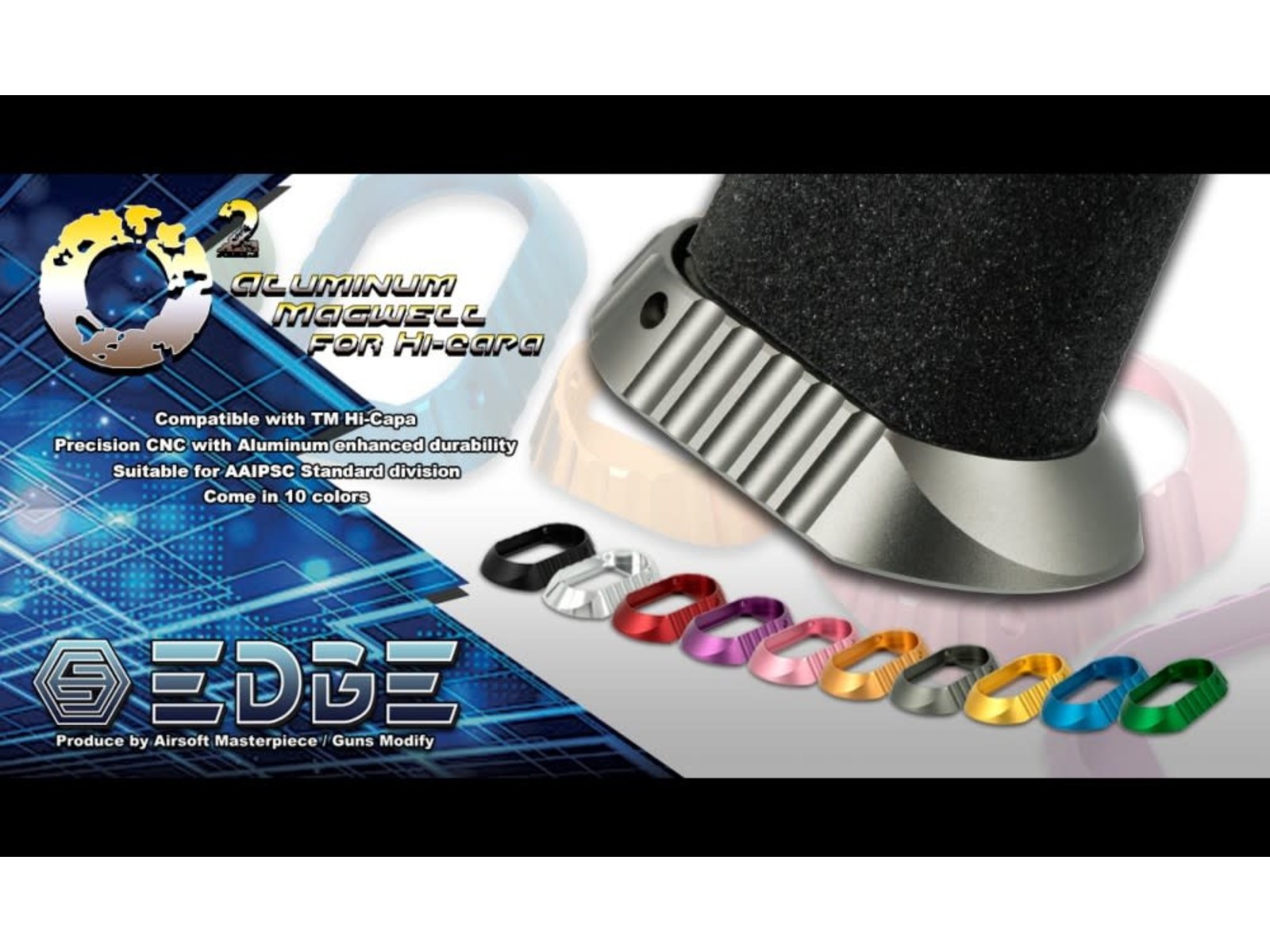 Edge Customs EDGE "O2" Aluminum Magwell for Hi-CAPA