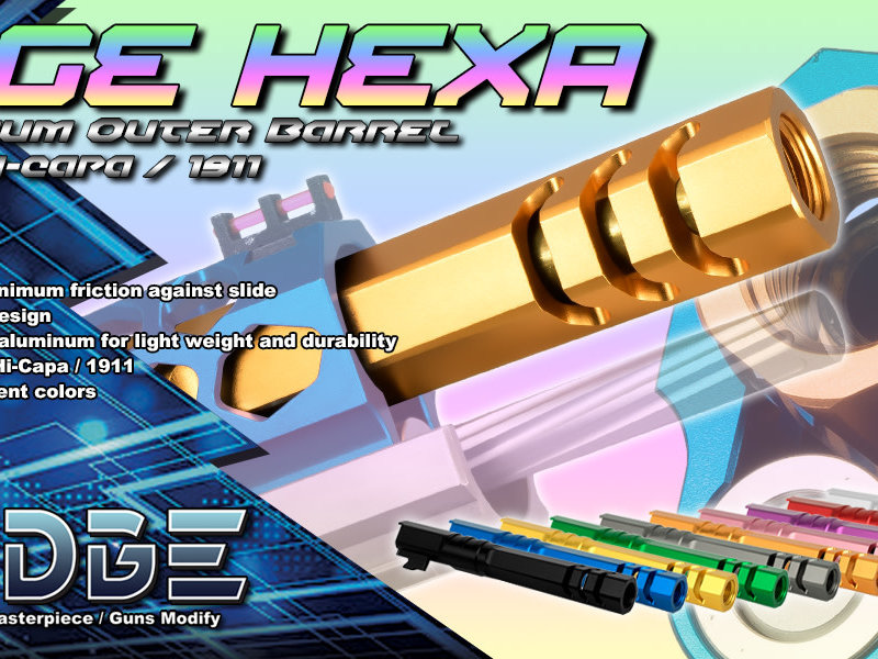 EDGE Custom "HEXA" Aluminum Outer Barrel for Hi-CAPA 5.1