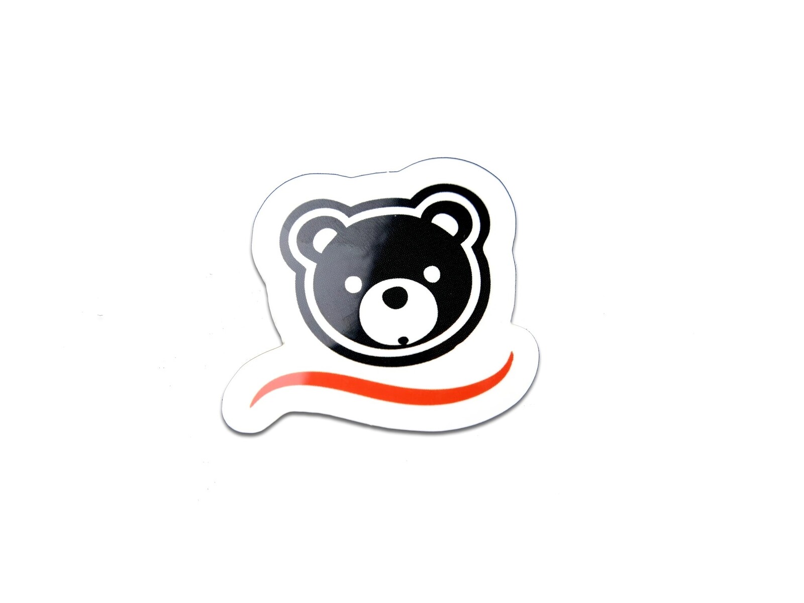 Cubysoft CubySoft® BEAR STICKER | BLACK