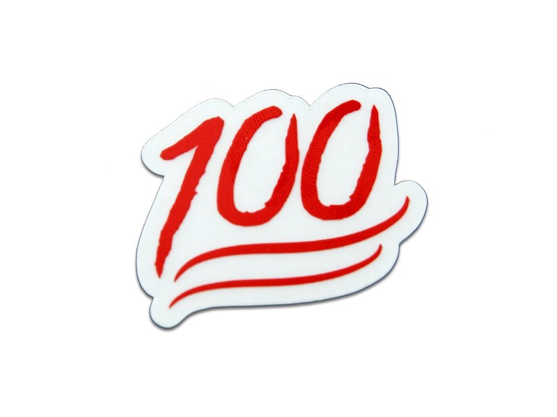 CubySoft® KEEP IT 100 STICKER
