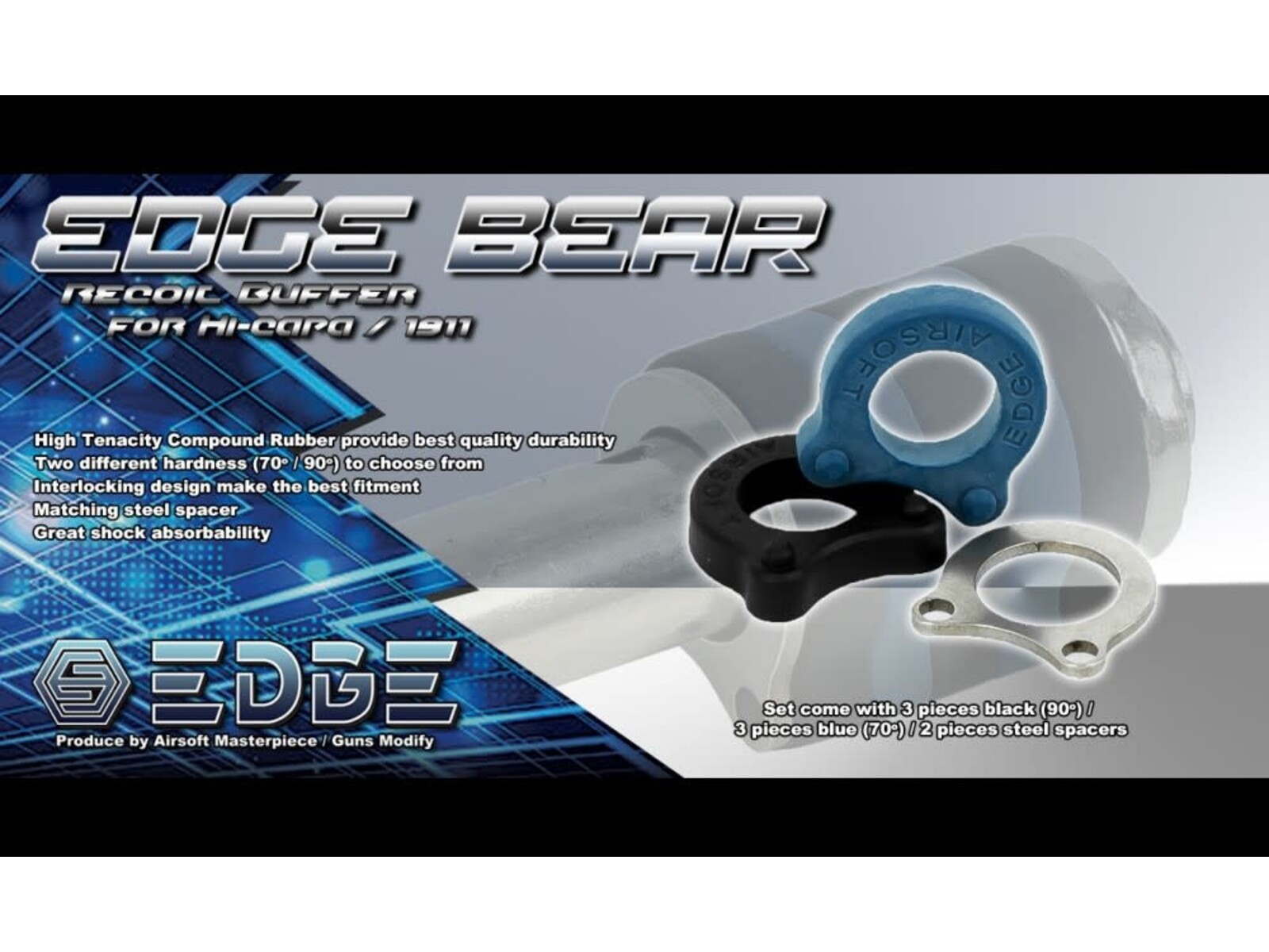Edge Customs EDGE Custom "BEAR" Recoil Buffer for Hi-CAPA