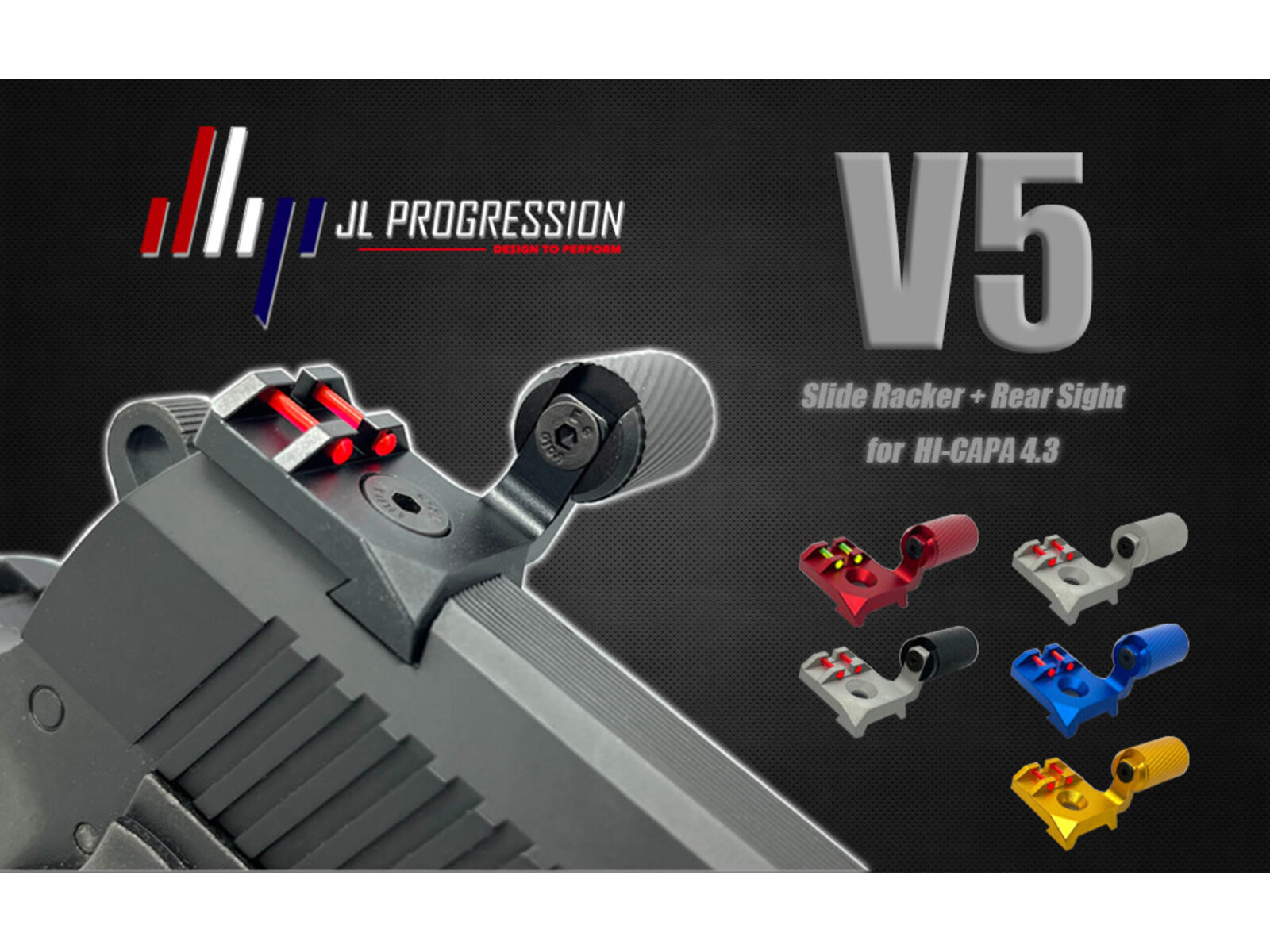 JL Progression JLP Slide Racker V5 for TM  Hi-Capa 4.3