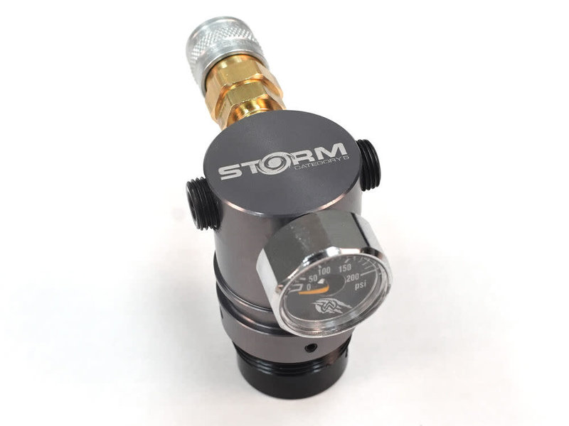 WOLVERINE AIRSOFT STORM CAT5 REGULATOR ONTANK, WITH REMOTE LINE