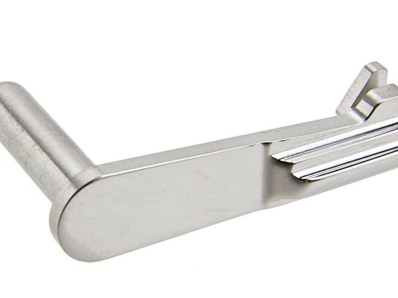 5KU Tokyo Marui Hi Capa GBB Slide Stop (Stainless Steel, Type 1, Silver)