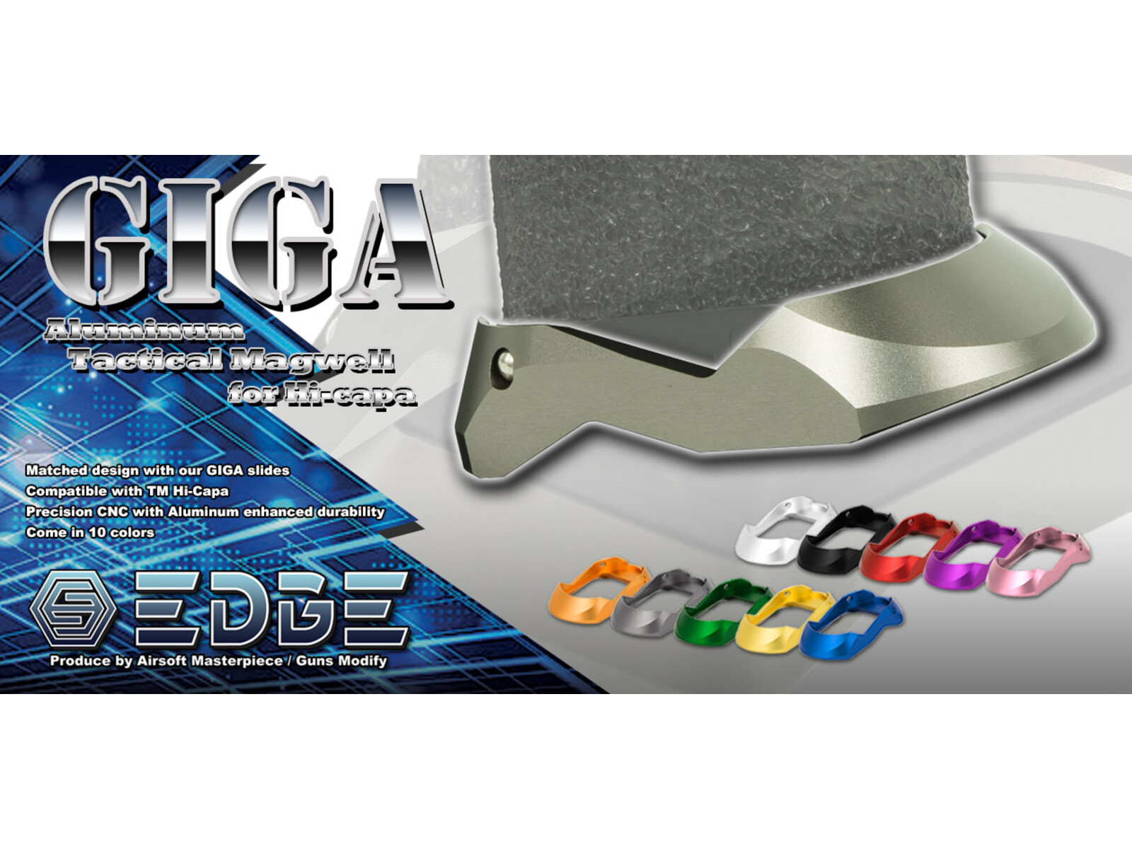 Edge Customs EDGE Custom “GIGA” Magwell for Hi-CAPA