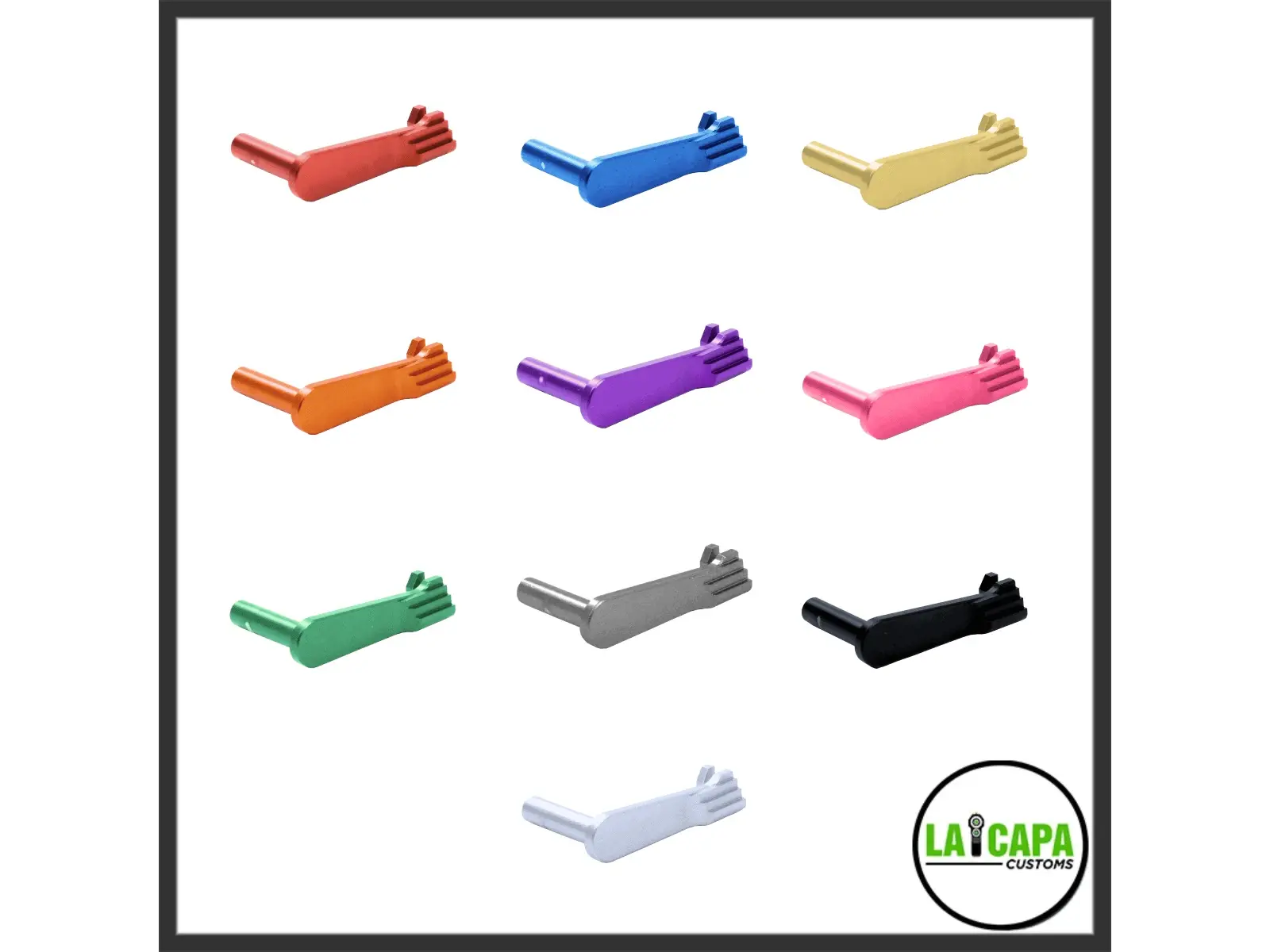 LA Capa Customs LA Capa Customs Aluminum Slide Stop for Hi Capa