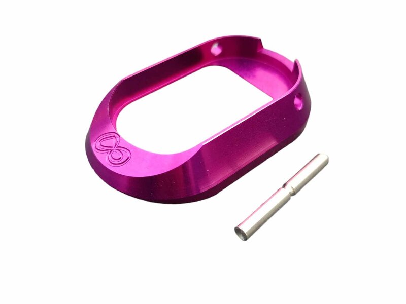 GunSmith Bros Aluminum Magwell (Standard Size) for Aluminum Grip Purple